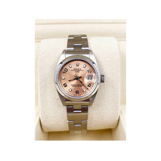 Datejust 26mm steel pink salmon dial