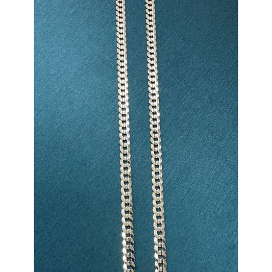 Curb Link Chain 4.3mm 22 inches 14k