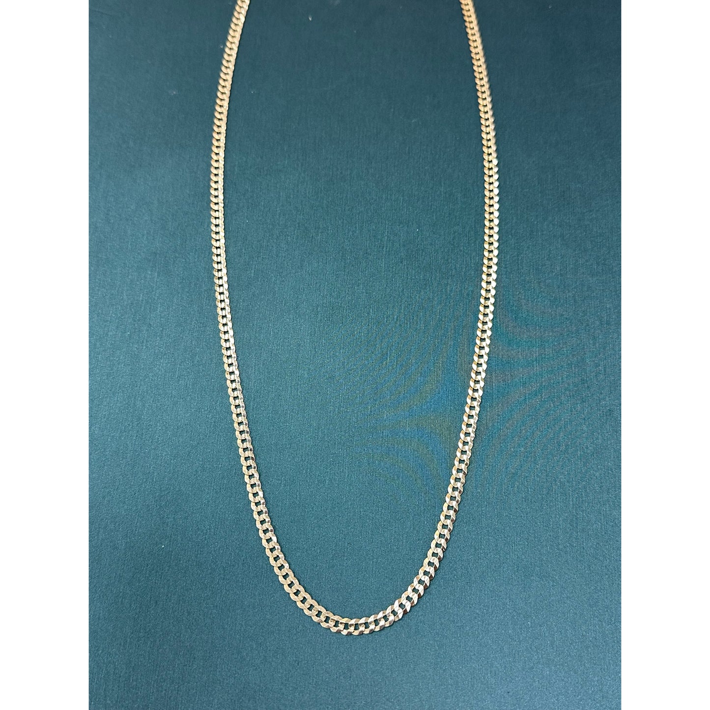 Curb Link Chain 4.3mm 24 inches 14k