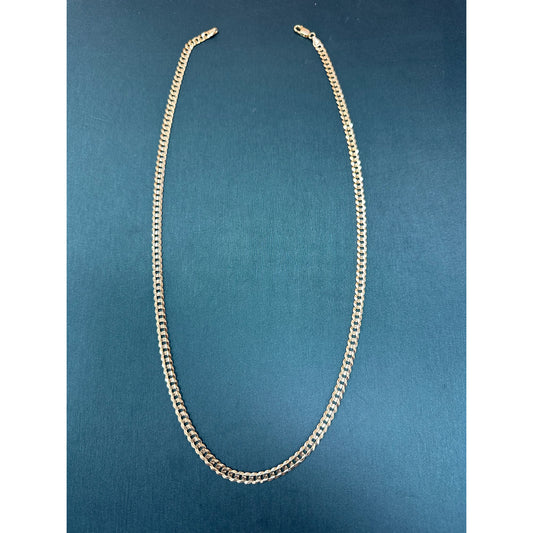 Curb Link Chain 5.0mm 22 inches 14k