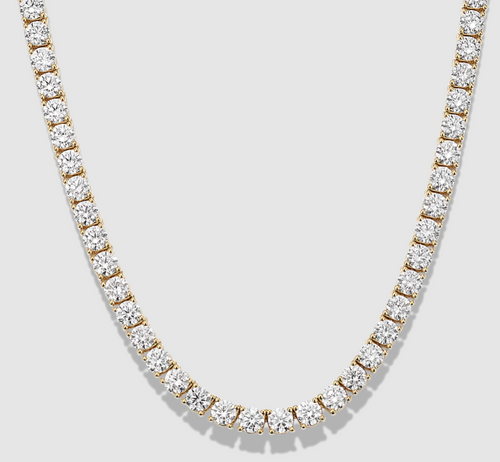 16" 3mm 14ct Lab Grown Diamond Tennis Chain
