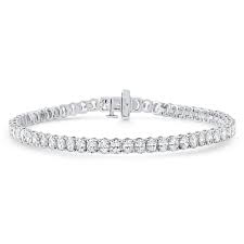 6ct Lab Diamond Gold Tennis Bracelet