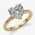 2ct Heart Cut Solitaire Diamond Wedding Ring
