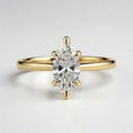 2ct Marquise Cut Solitaire Diamond Wedding Ring