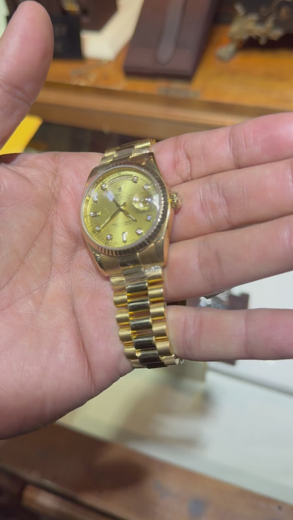 Rolex Day Date 36MM Box and Card Complete