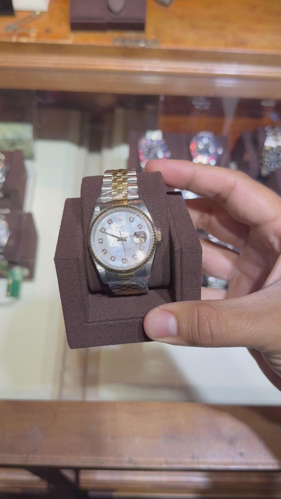 Rolex Datejust 36MM MOP Diamond Dial w/ Box