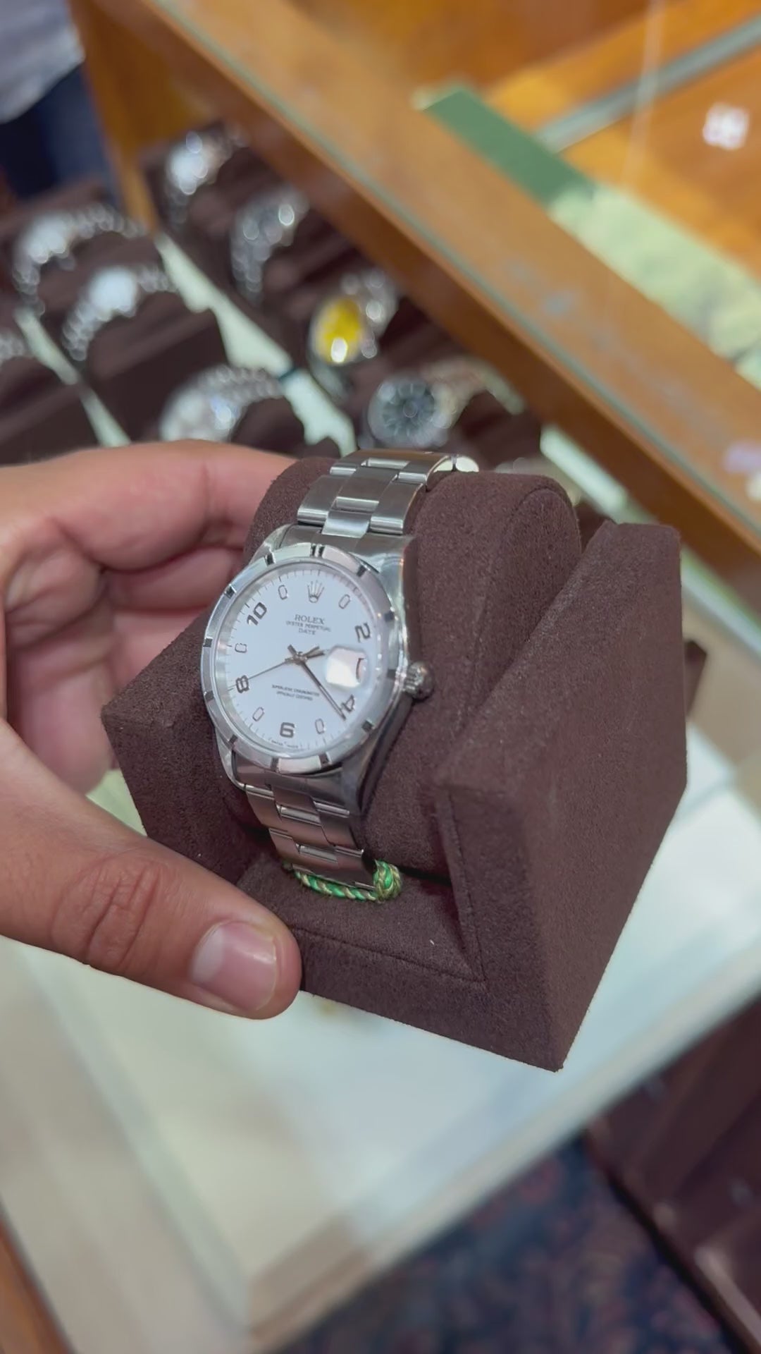Rolex Datejust 36mm White Arab Dial w/ Box
