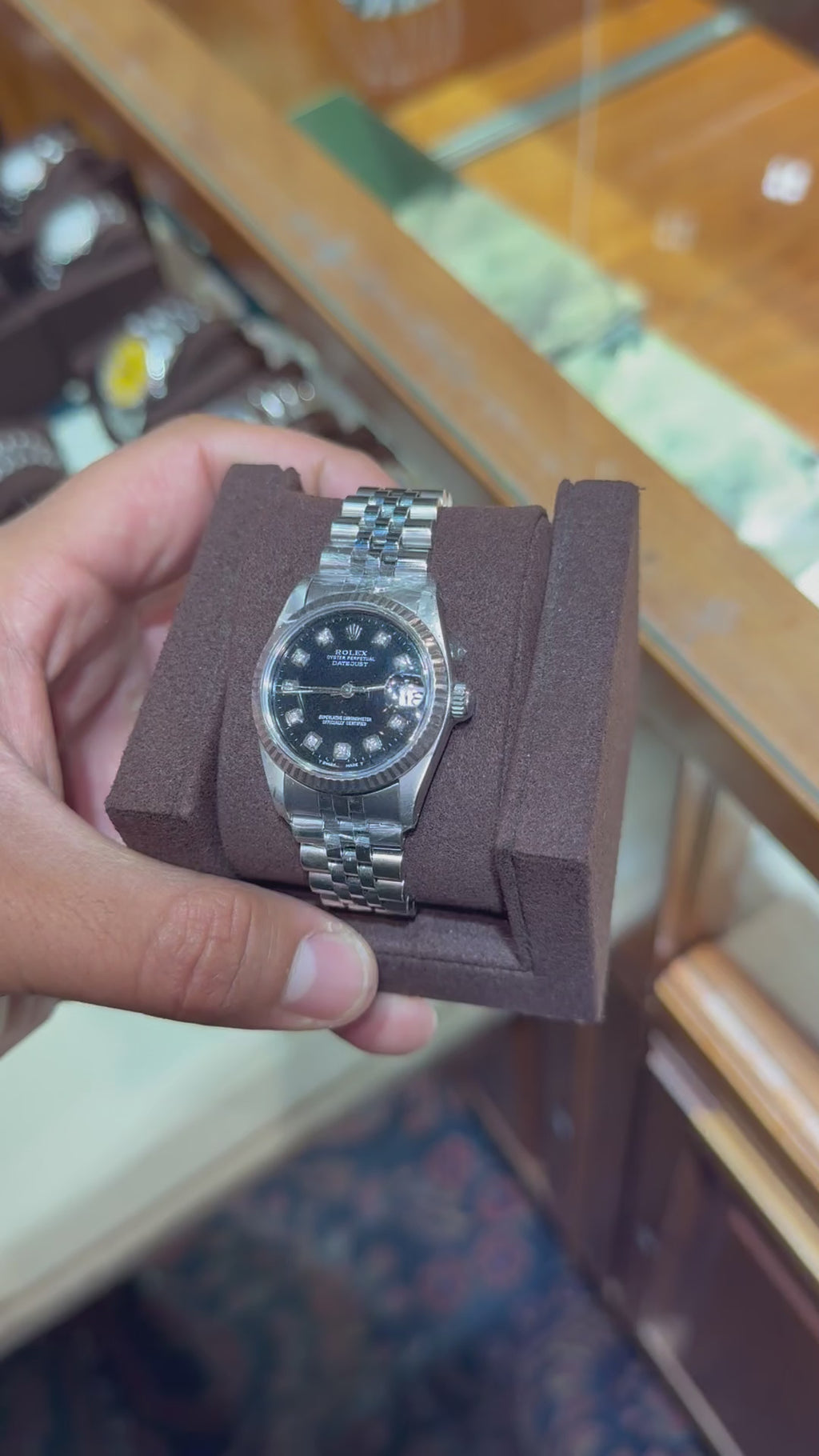 Rolex Datejust 31MM Black Diamond Dial w/ Box No Card